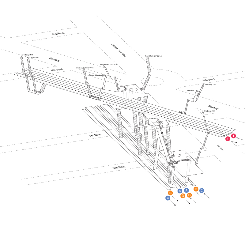Pictured: 59th Street Columbus Circle subway stop. Image credit: Project Subway NYC